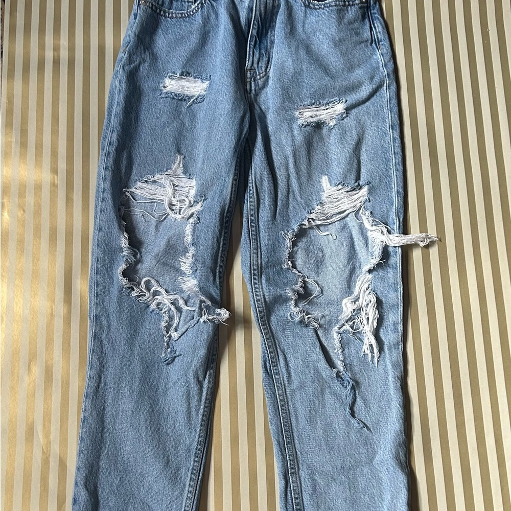 Aeropostale Slim & Thick Curvy Mom Jeans